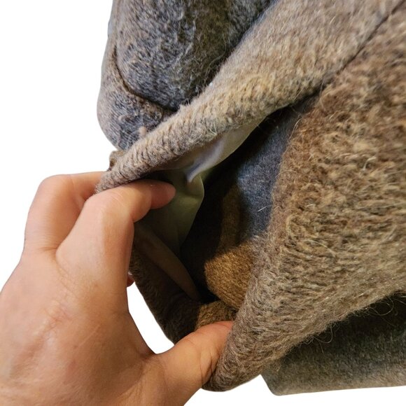 ASOS Long Shawl Cardigan Coat wool blend Womens size 10 - Picture 3 of 4